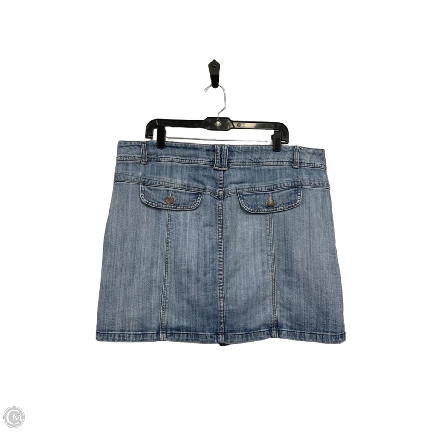 Skirt Mini & Short By Venezia In Blue Denim, Size: 20