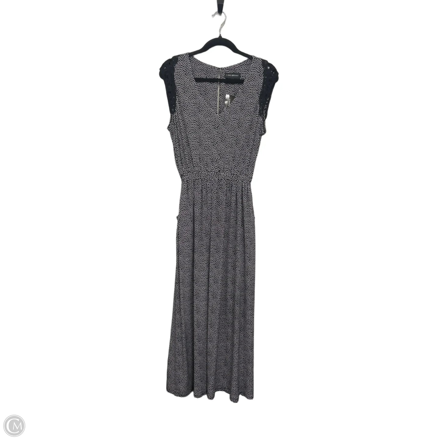 Dress Casual Maxi By Lane Bryant In Black & White, Size: 14