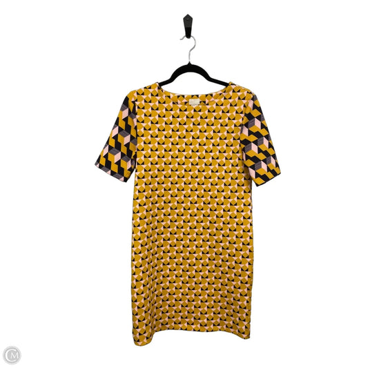 Dress Casual Short By H&m In Blue & Yellow, Size: 4