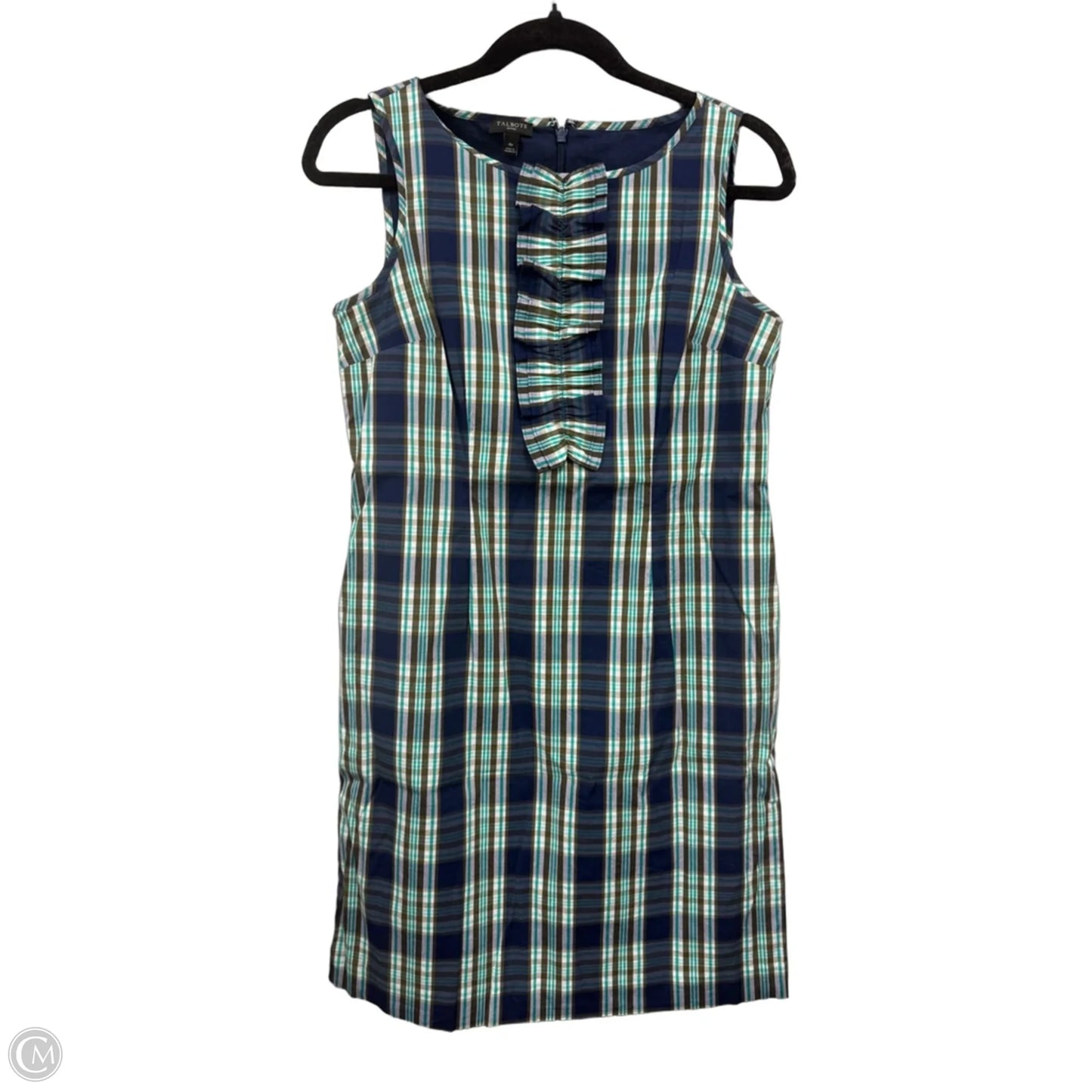Dress Casual Short By Talbots In Blue & Green, Size: 4p