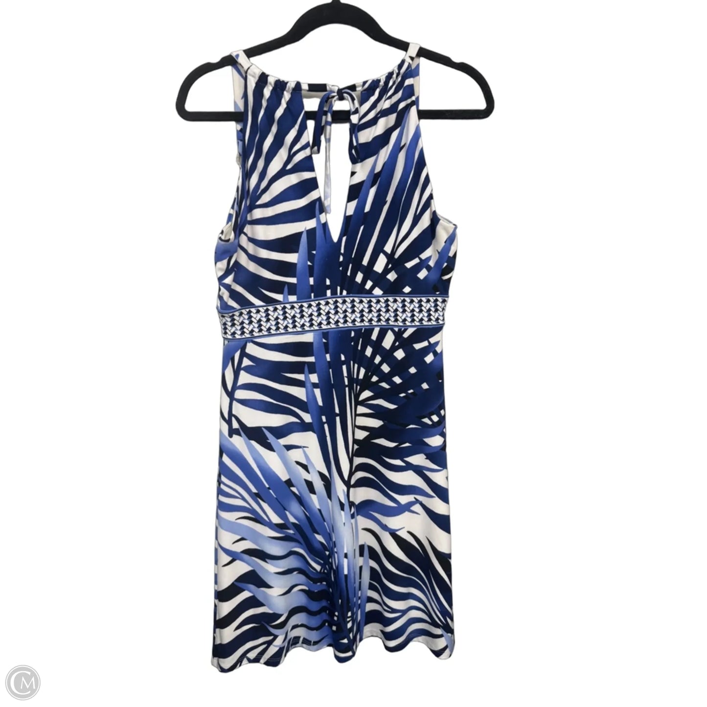 Dress Casual Short By White House Black Market In Blue & White, Size: S
