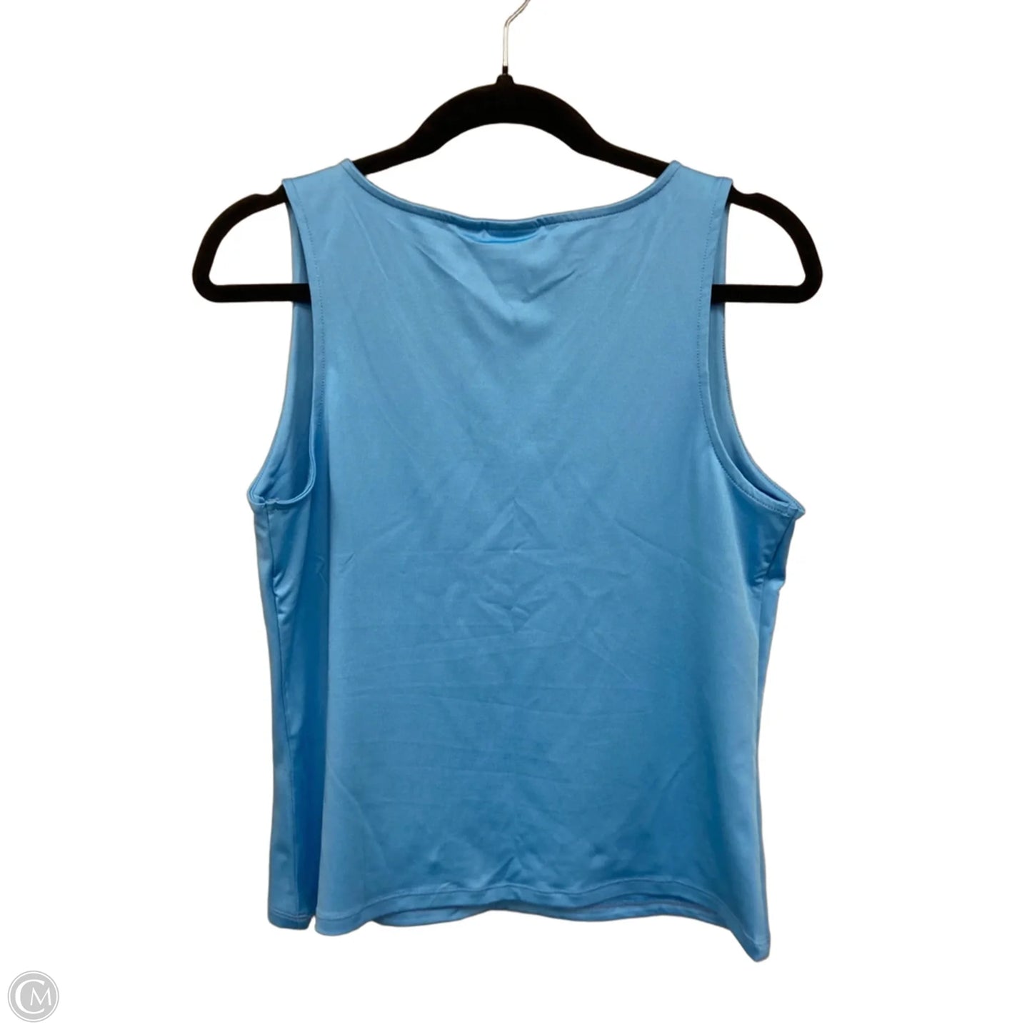 Top Sleeveless By Versona In Blue, Size: L