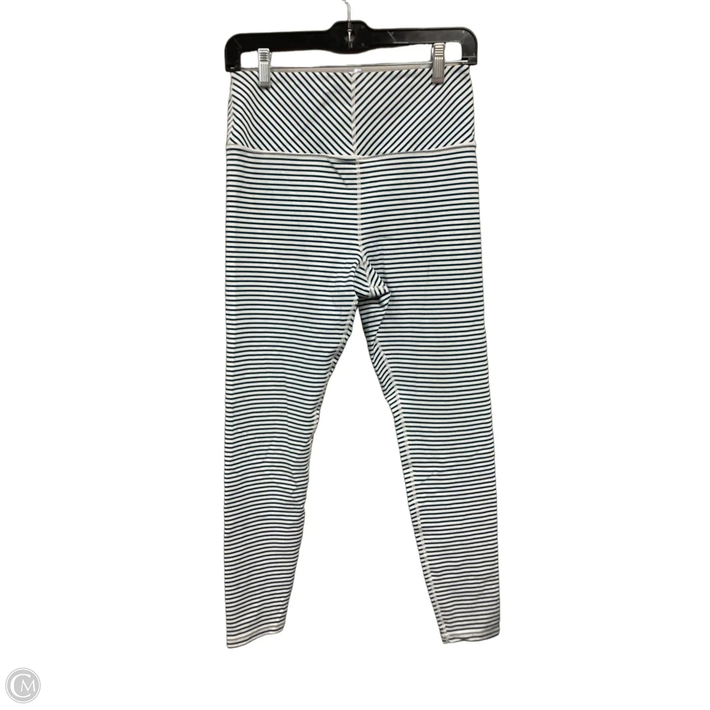 Athletic Leggings By Glyder In Blue & White, Size: M