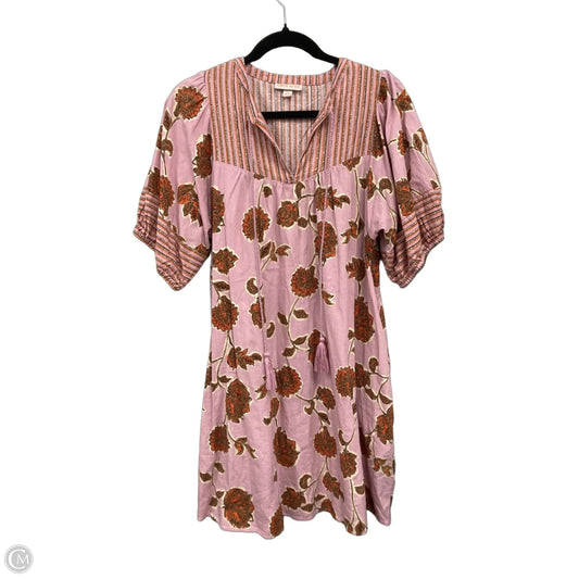 Dress Casual Short By Knox Rose In Brown & Purple, Size: S
