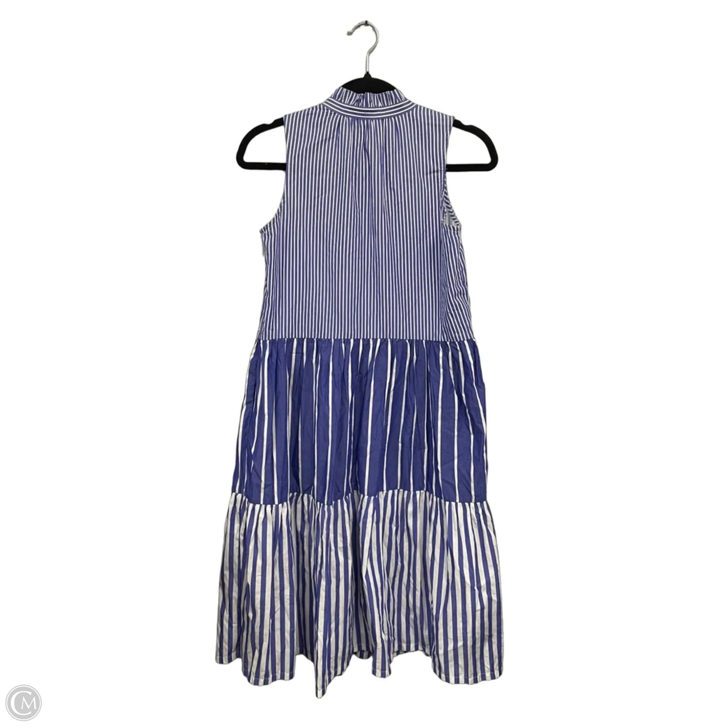 Dress Casual Short By J. Crew In Blue & White, Size: Xxs