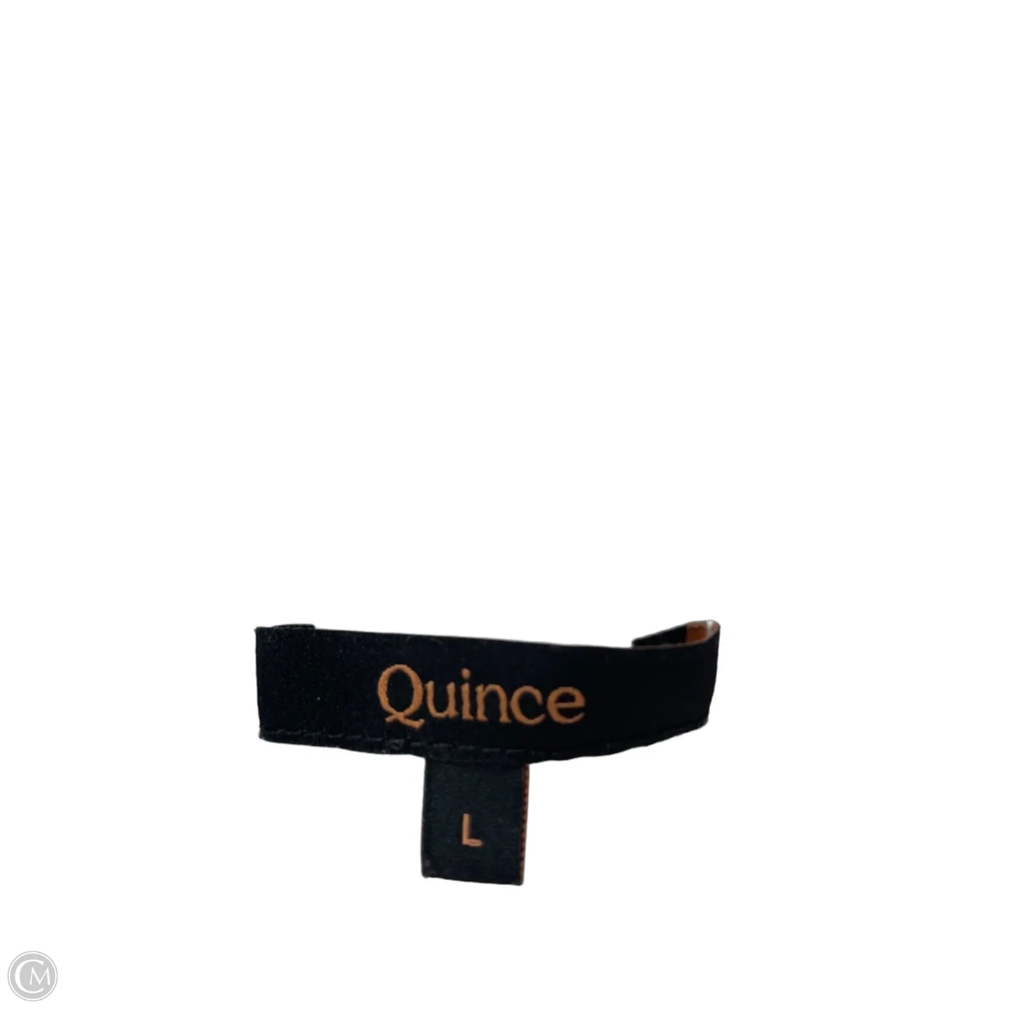Top Short Sleeve By Quince In White, Size: L