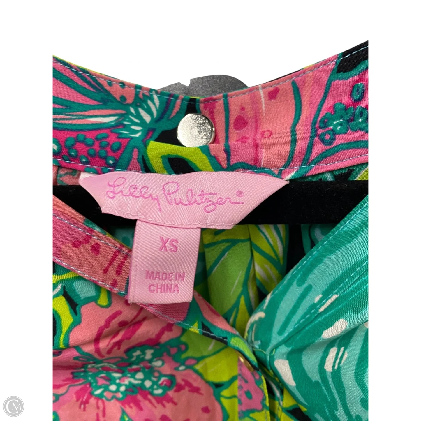Blouse Designer By Lilly Pulitzer In Floral Print, Size: Xs