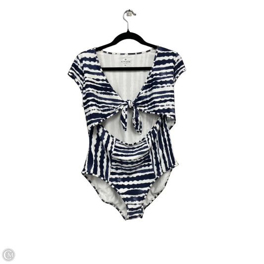 Swimsuit By Athleta In Blue & White, Size: Xl