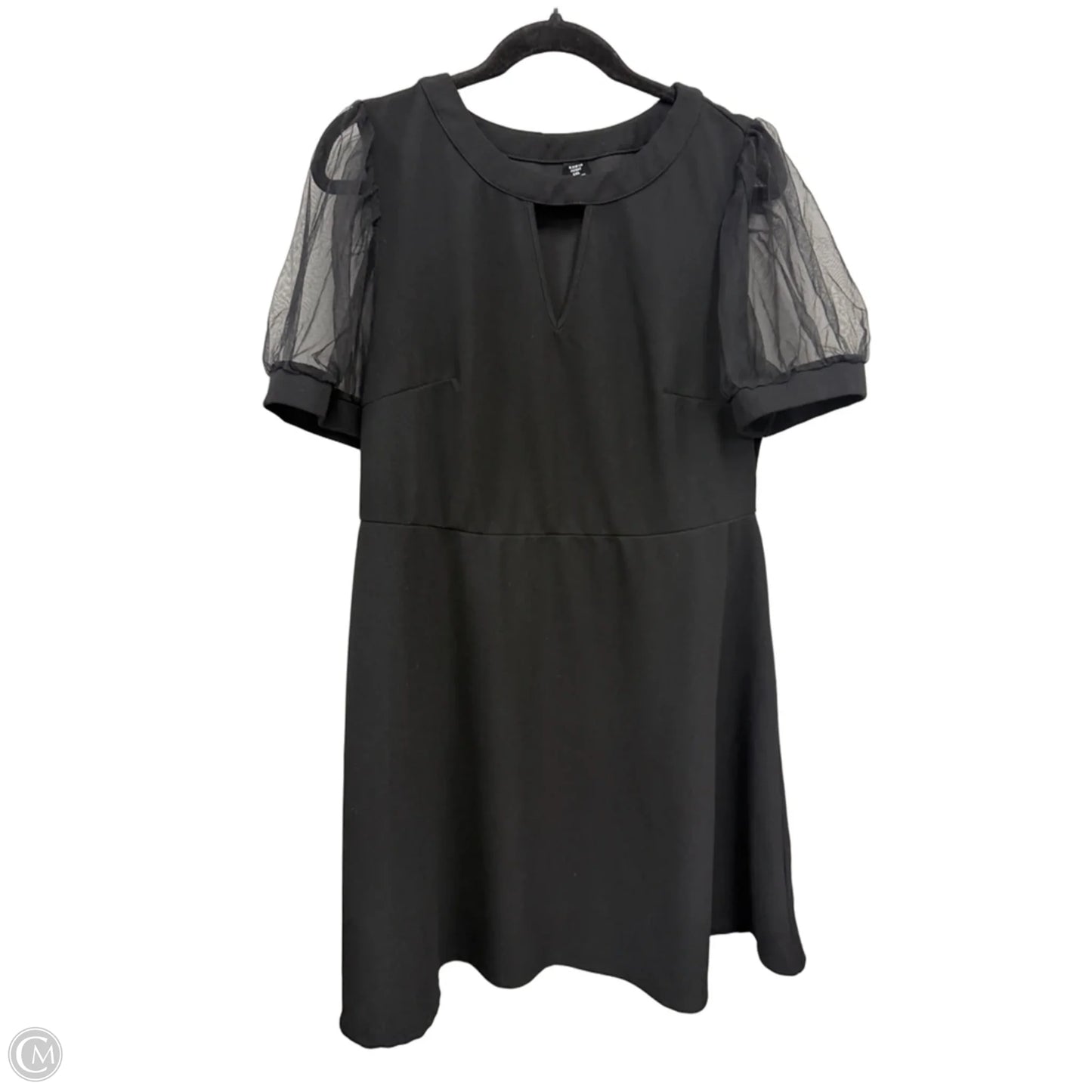Dress Casual Midi By Shein In Black, Size: 1x