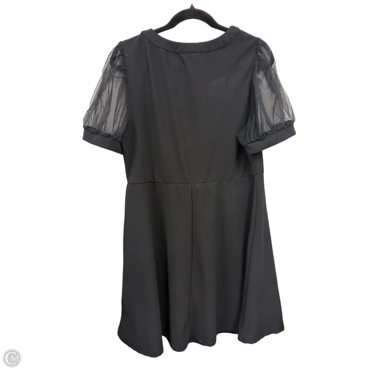 Dress Casual Midi By Shein In Black, Size: 1x