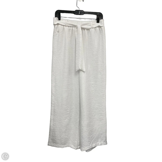 Pants Wide Leg By Nycc In White, Size: M
