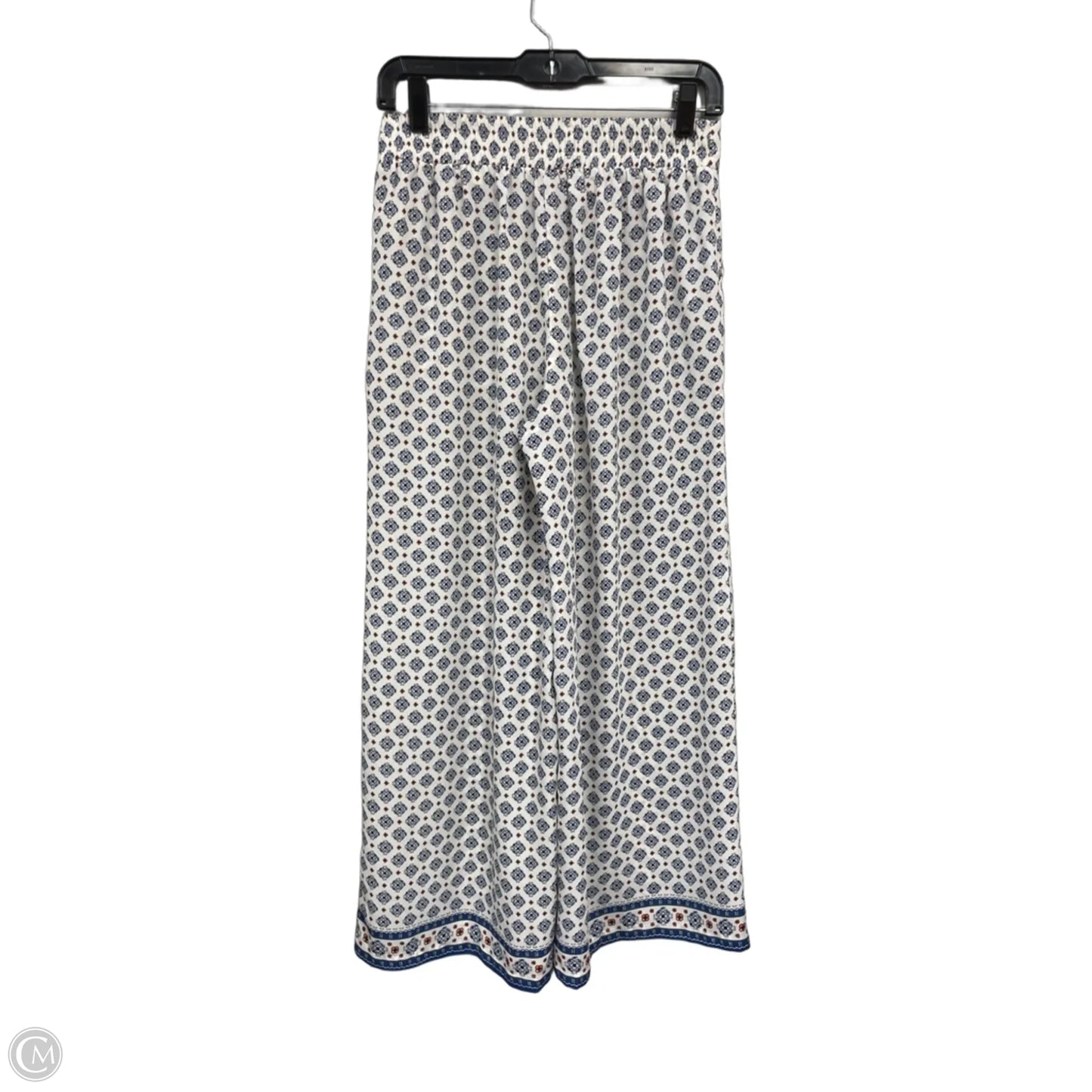 Pants Wide Leg By Max Studio In Blue & White, Size: Xs