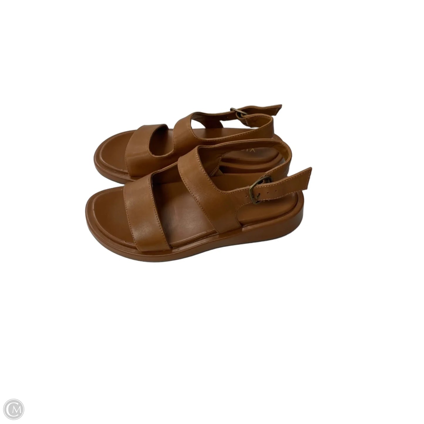 Sandals Flats By Vionic In Tan, Size: 5