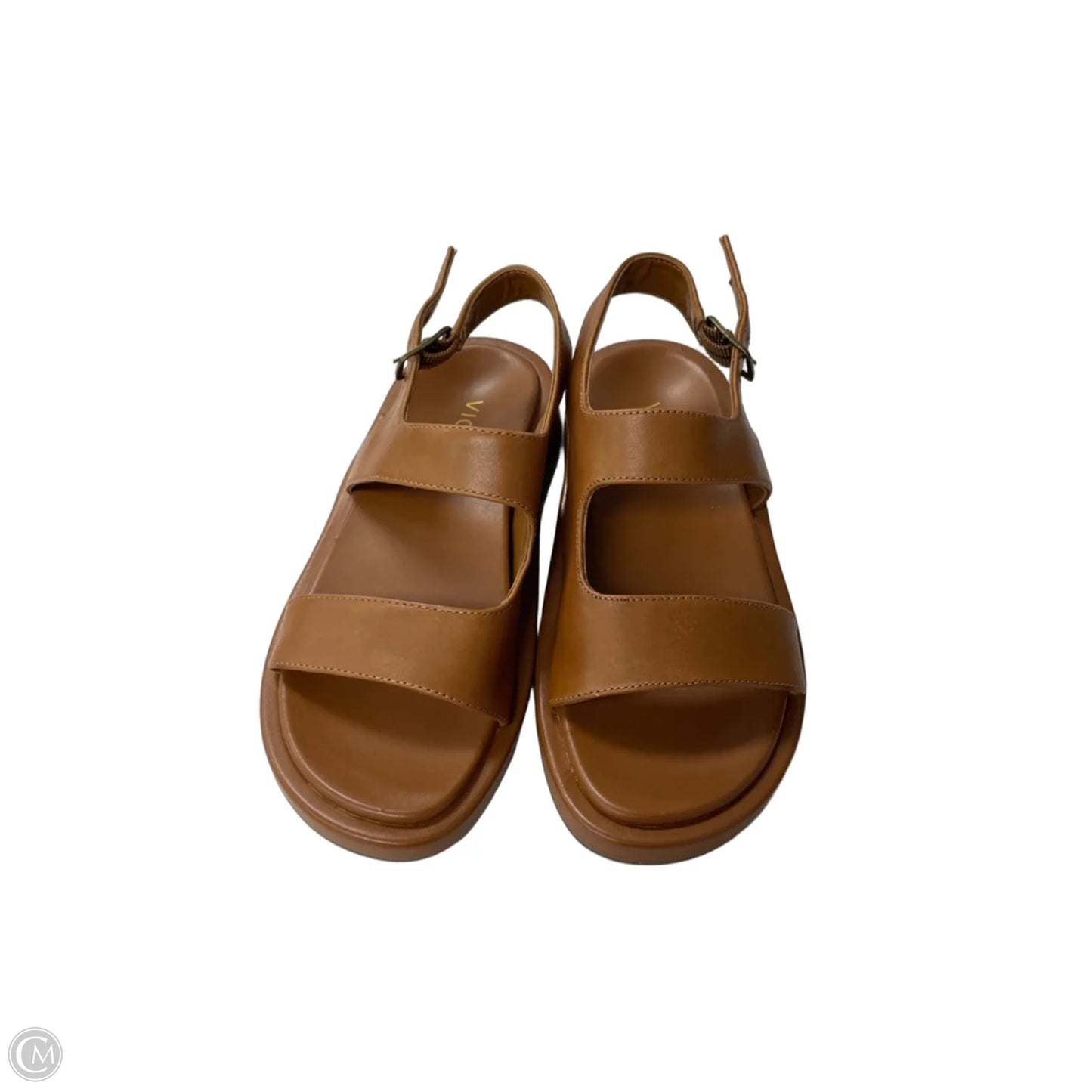 Sandals Flats By Vionic In Tan, Size: 5