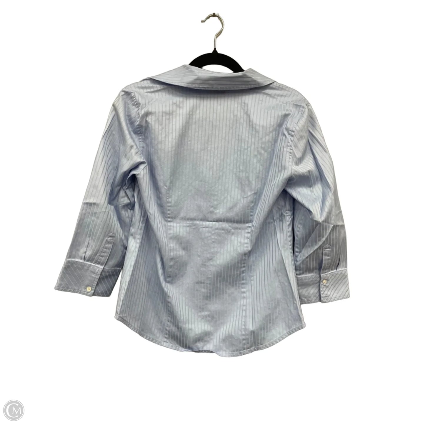 Top 3/4 Sleeve By Ann Taylor In Blue, Size: 8