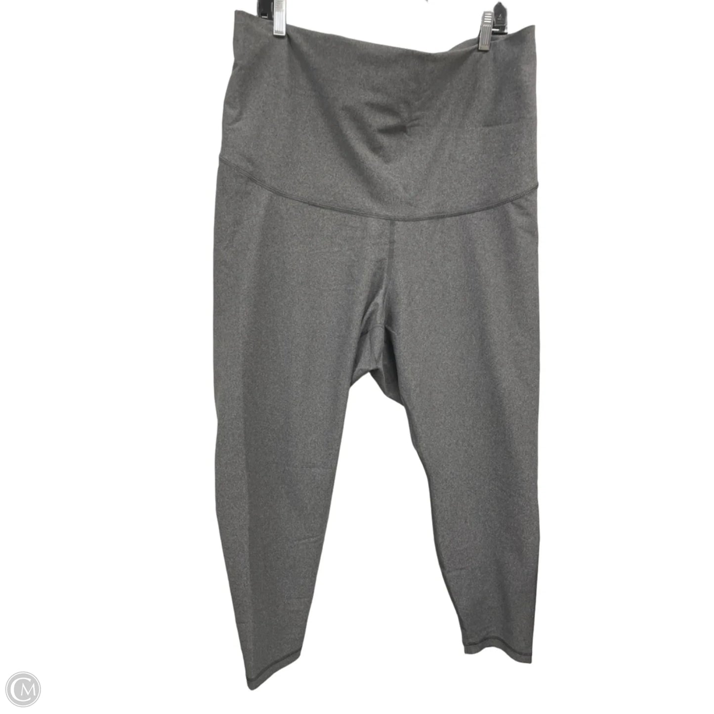 Athletic Leggings By Old Navy In Grey, Size: Xxl
