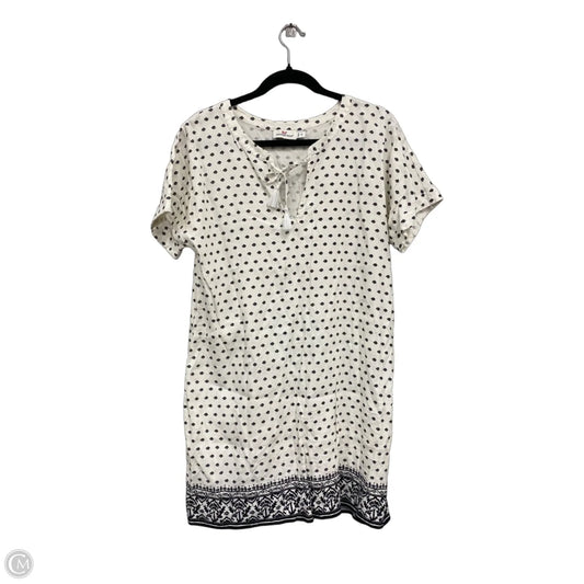 Dress Casual Short By Vineyard Vines In Black & White, Size: 12