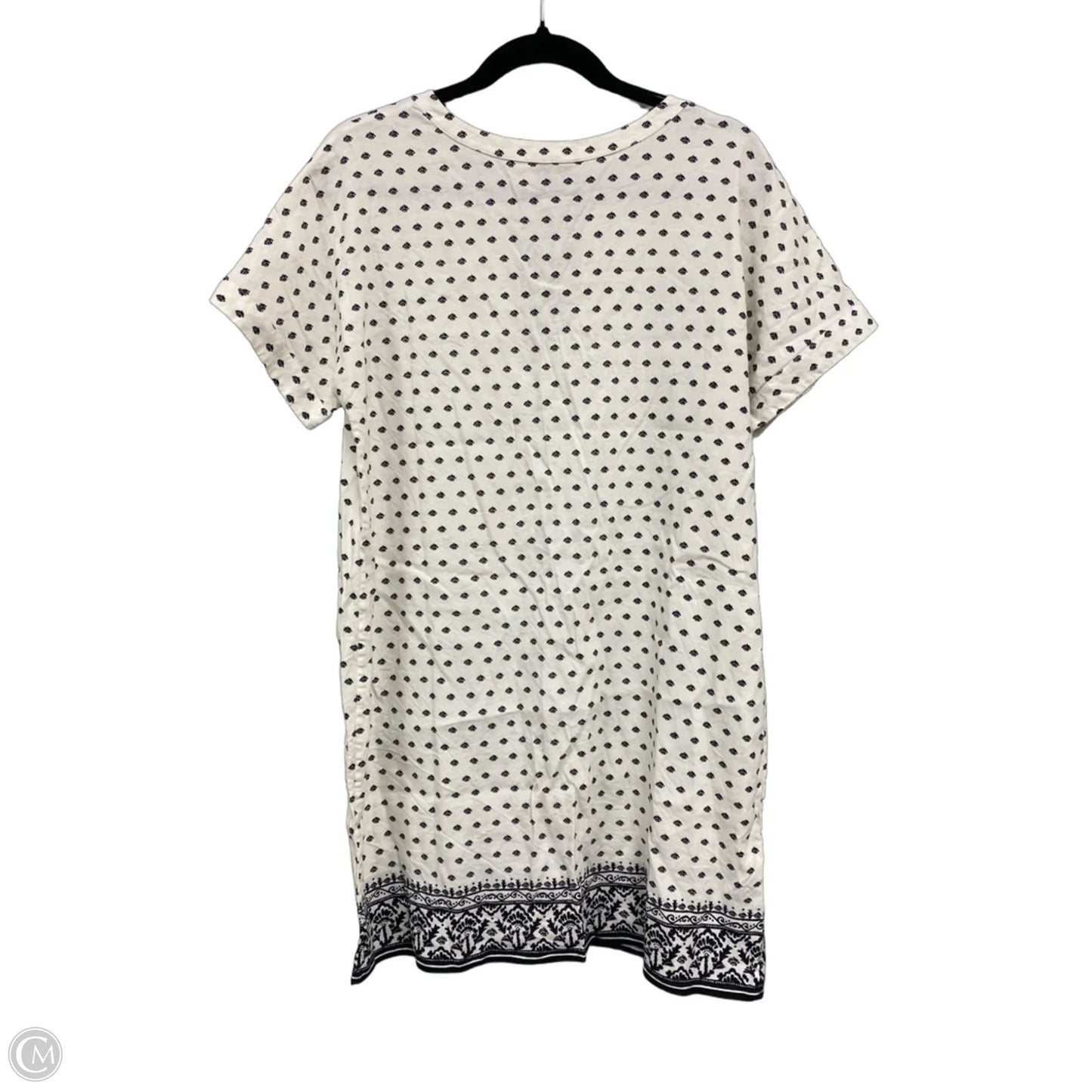 Dress Casual Short By Vineyard Vines In Black & White, Size: 12