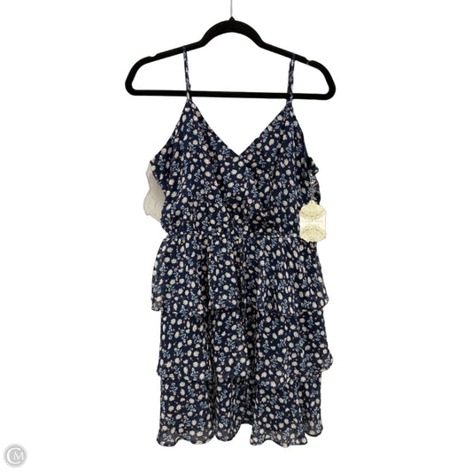Dress Casual Short By Altard State In Blue & White, Size: Xl