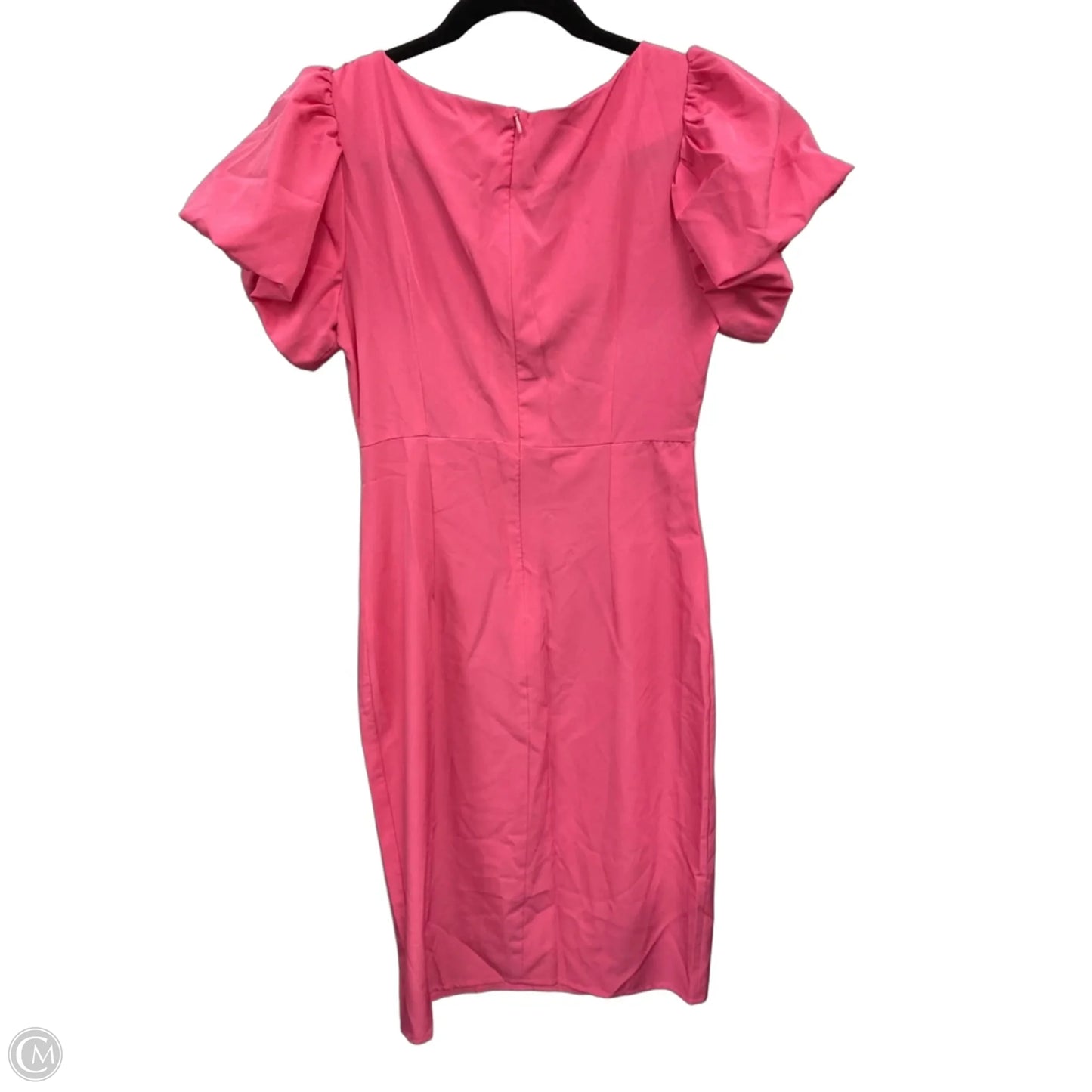 Dress Casual Midi By Shein In Pink, Size: M