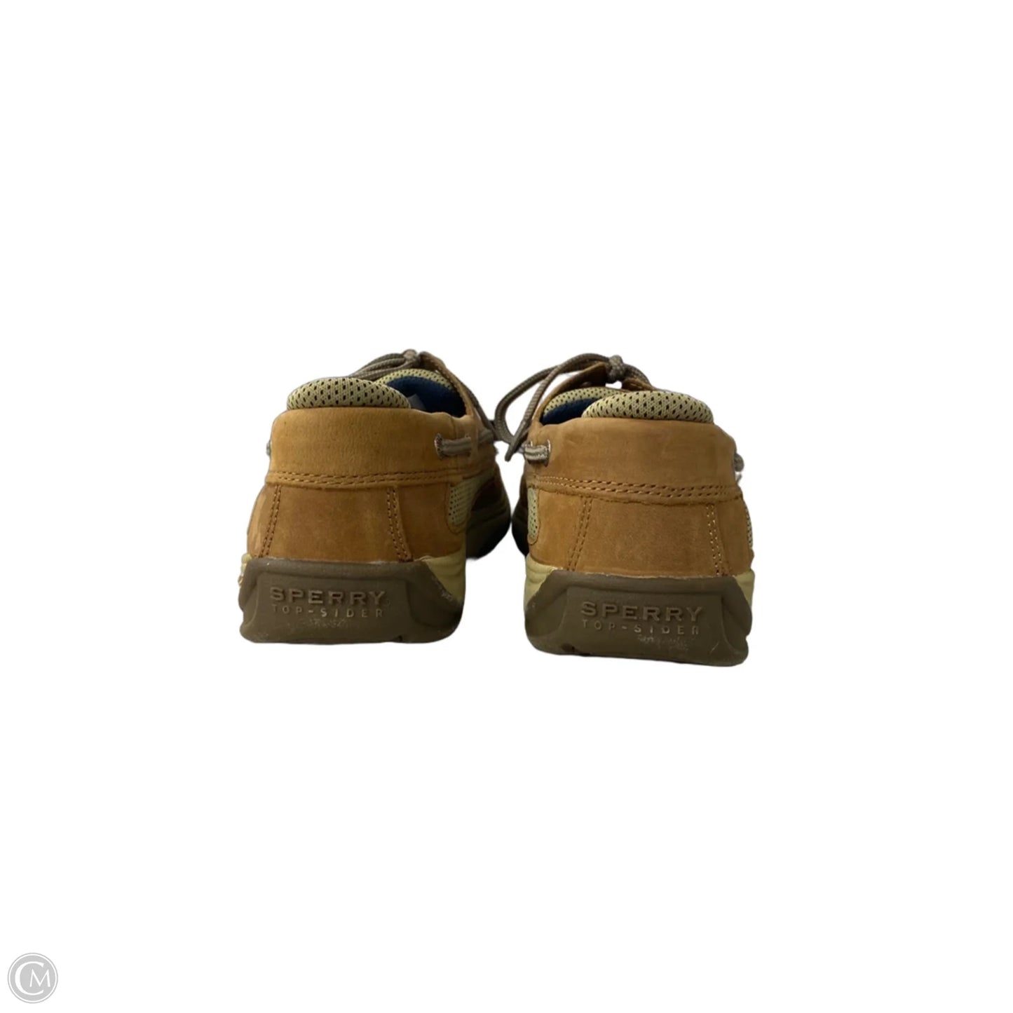 Shoes Flats By Sperry In Brown & Tan, Size: 5