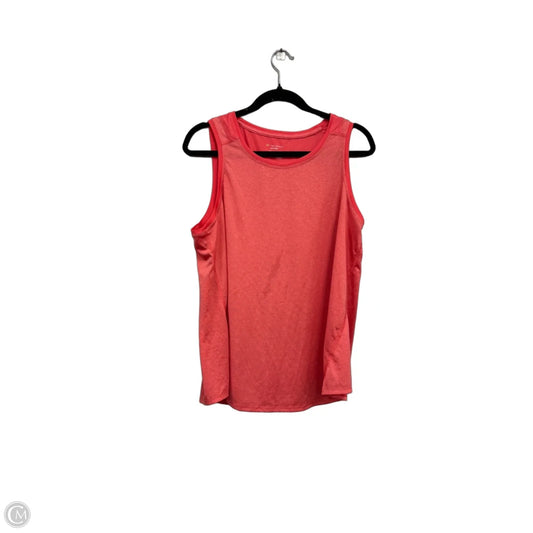 Athletic Tank Top By Tek Gear In Orange, Size: Xl