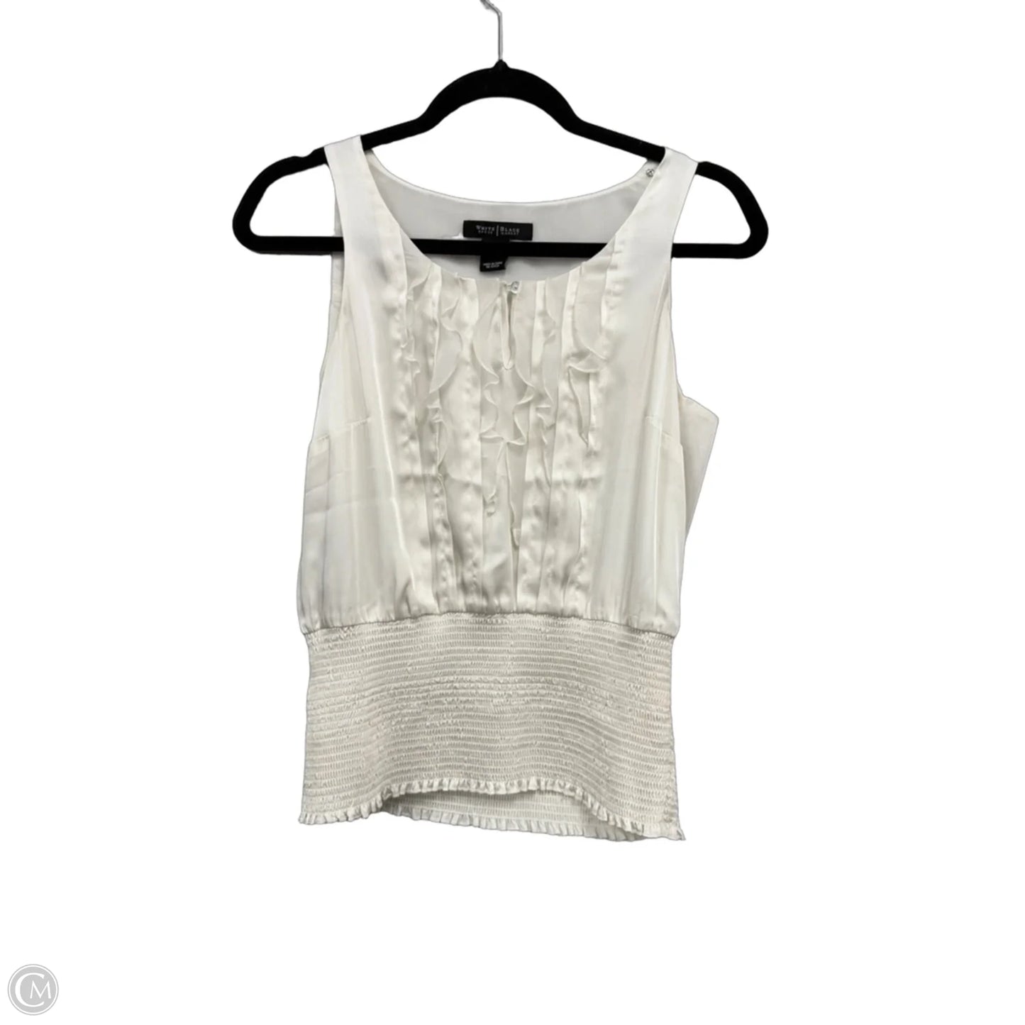 Blouse Sleeveless By White House Black Market In White, Size: S