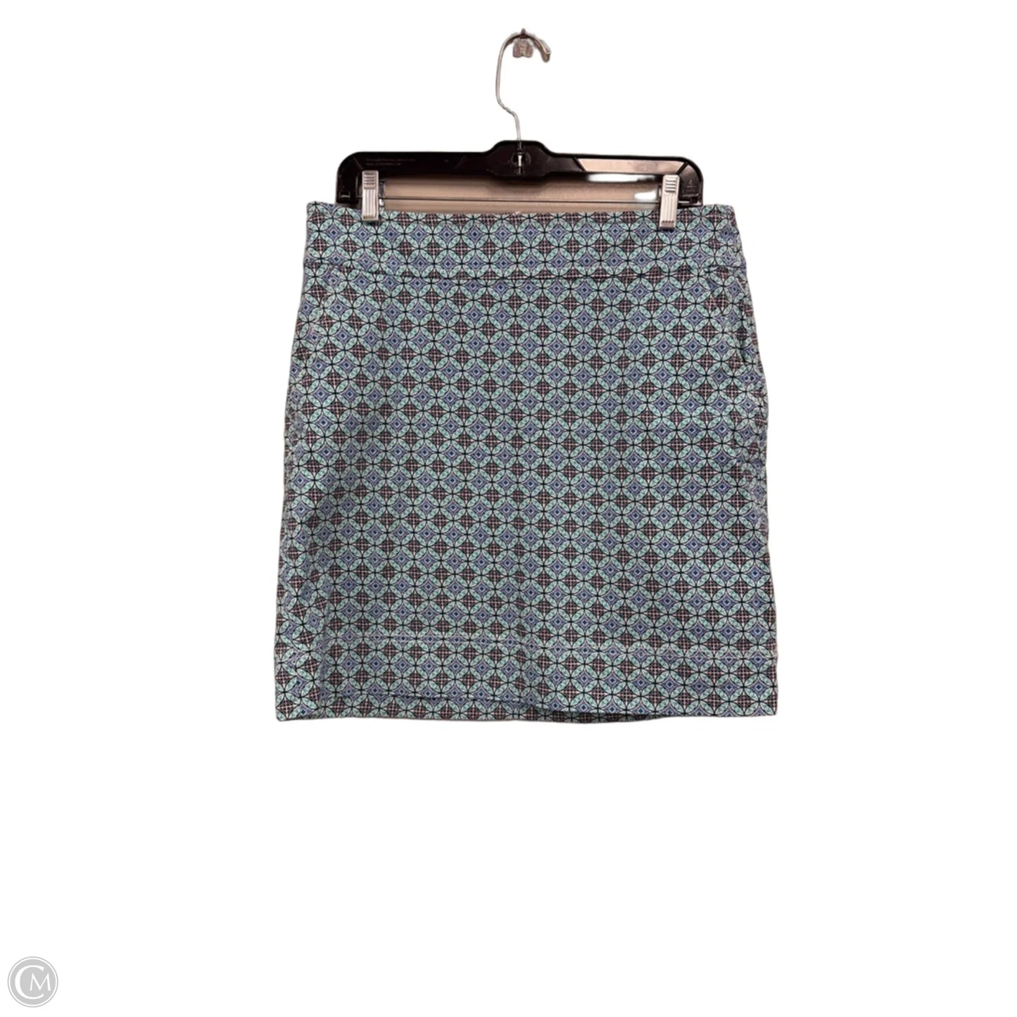 Skirt Mini & Short By Talbots In Blue & White, Size: 10