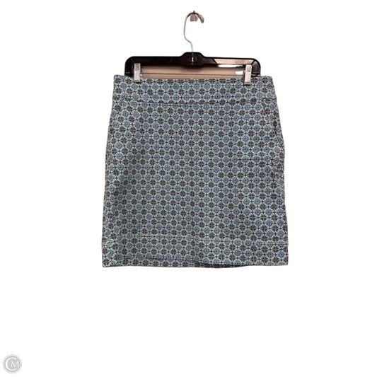 Skirt Mini & Short By Talbots In Blue & White, Size: 10