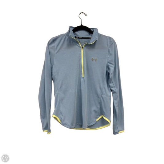 Athletic Jacket By Under Armour In Blue & Yellow, Size: M