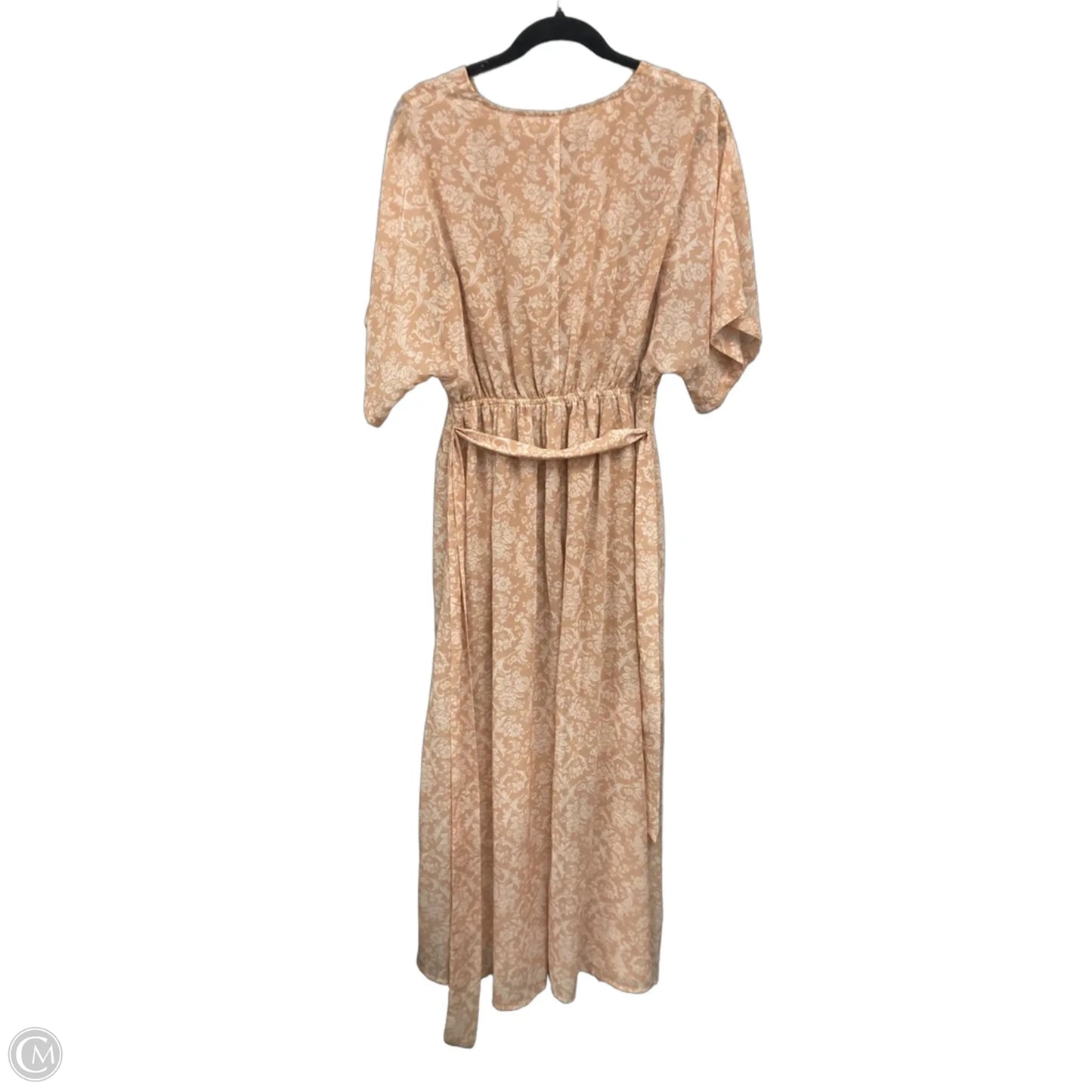 Dress Casual Maxi By Anrabess In Cream & Tan, Size: L