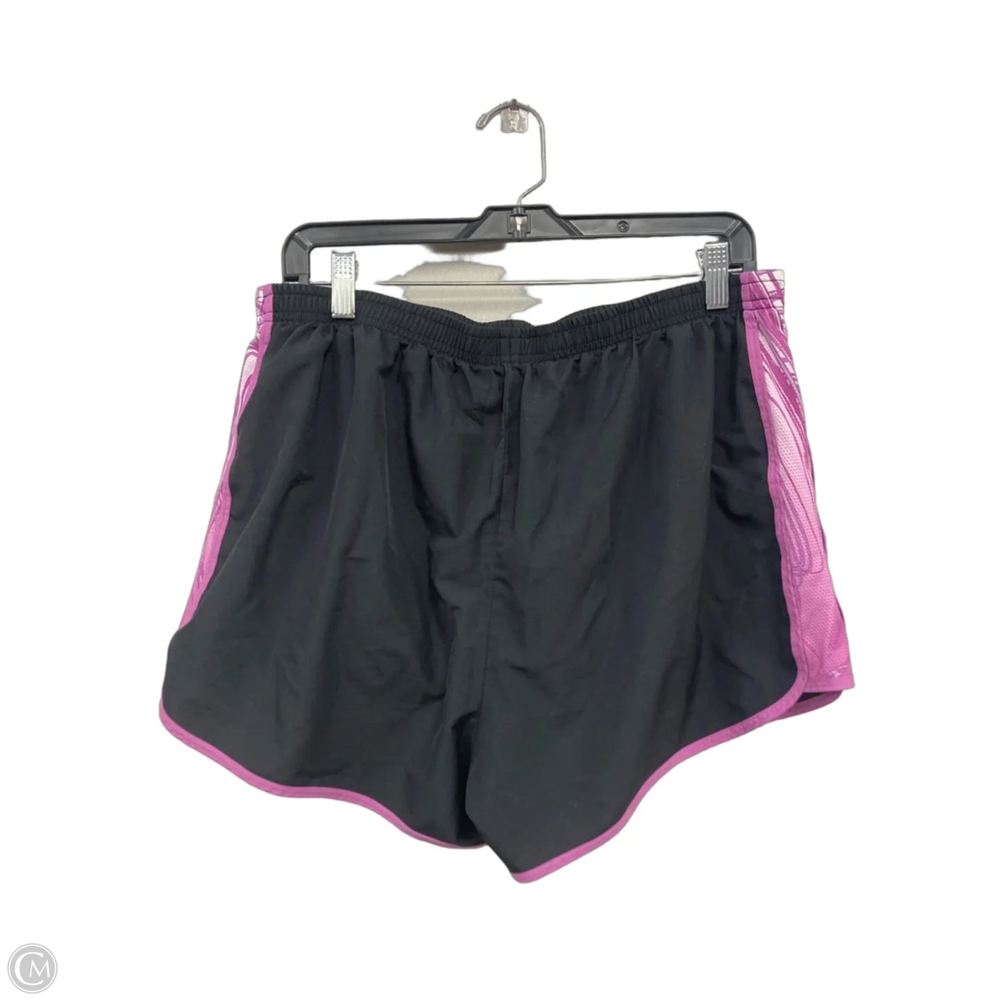 Athletic Shorts By Reebok In Black & Purple, Size: Xl