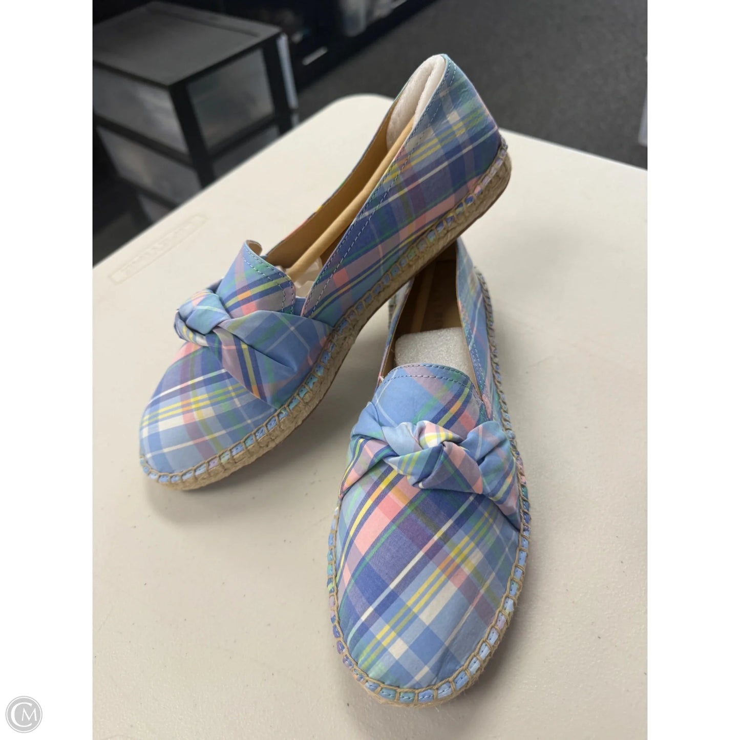 Shoes Flats By Talbots In Blue & Pink, Size: 9.5