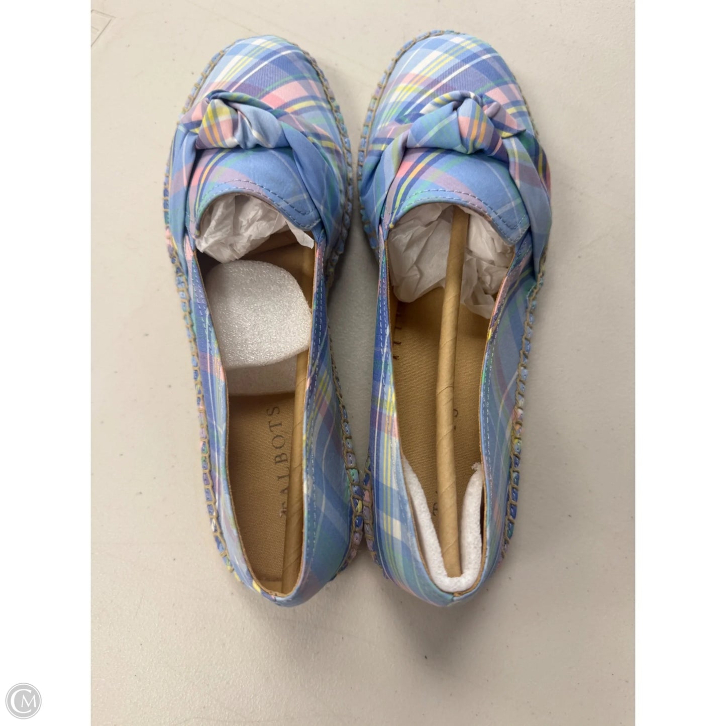 Shoes Flats By Talbots In Blue & Pink, Size: 9.5