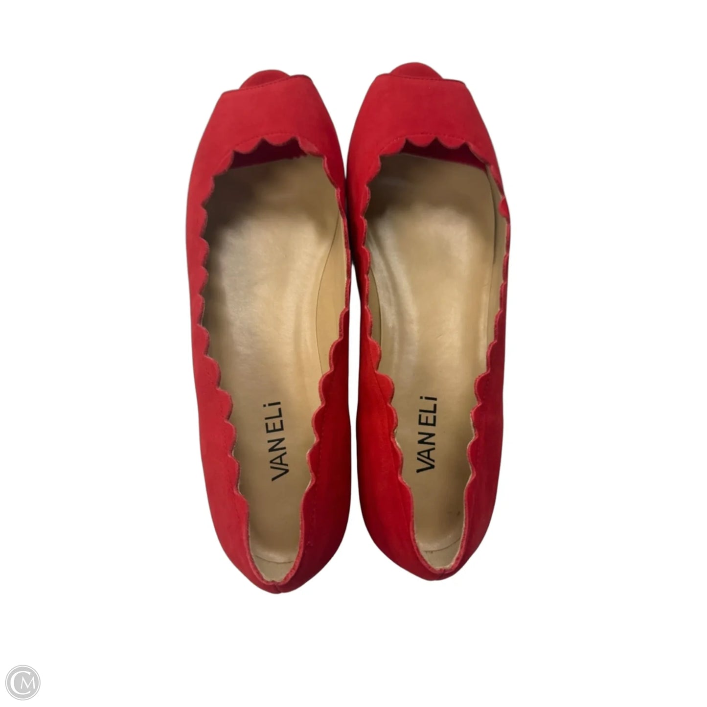 Shoes Flats By Vaneli In Red, Size: 9.5