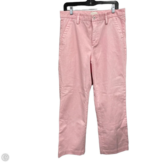 Jeans Wide Leg By Favorite Daughter In Pink, Size: 8