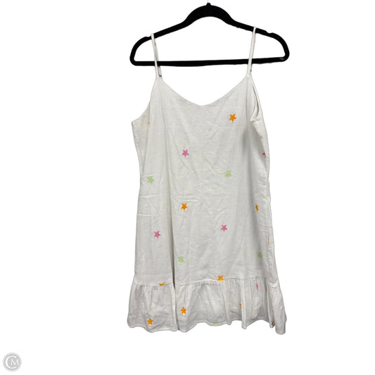 Dress Casual Short By Versona In Pink & White, Size: M