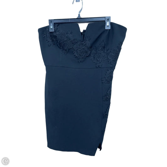 Dress Party Short By Adrianna Papell In Black, Size: 14