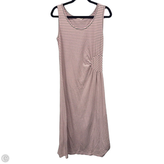 Dress Casual Maxi By Tulle In Grey & Pink, Size: L