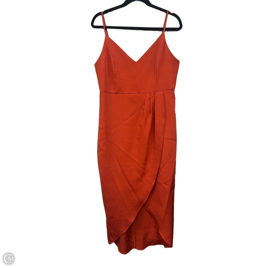 Dress Casual Maxi By Clothes Mentor In Orange, Size: L