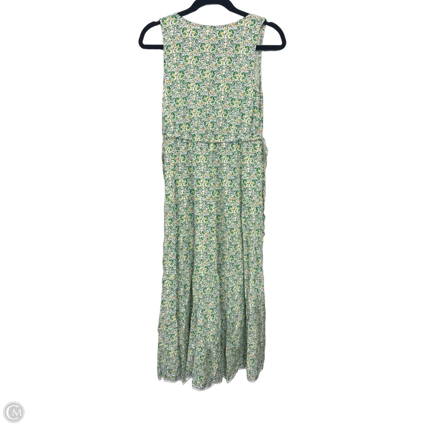 Dress Casual Maxi By Max Studio In Green & White, Size: S
