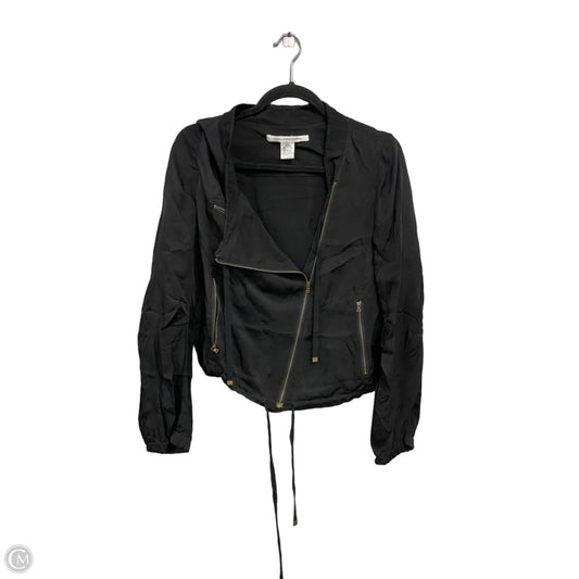 Jacket Designer By Diane Von Furstenberg In Black, Size: 4