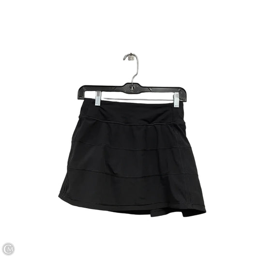Athletic Skort By Lululemon In Black, Size: 2
