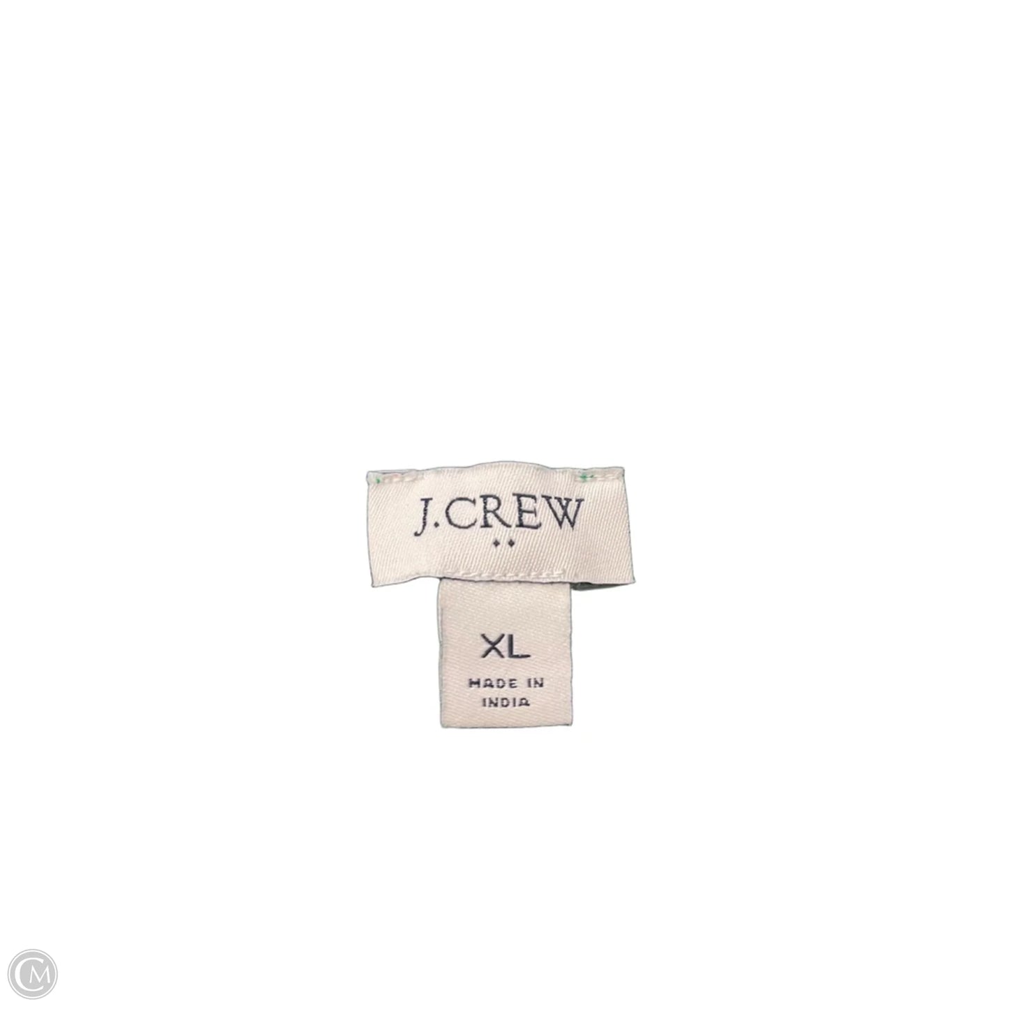 Top Short Sleeve By J. Crew In Blue & Green, Size: Xl