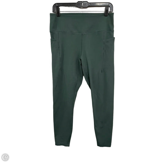 Athletic Leggings By Danskin In Green, Size: L