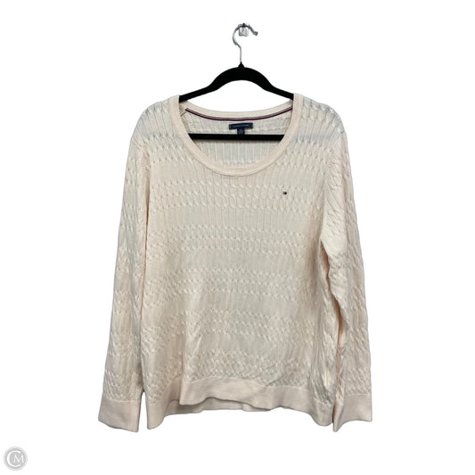 Sweater By Tommy Hilfiger In Peach, Size: Xxl