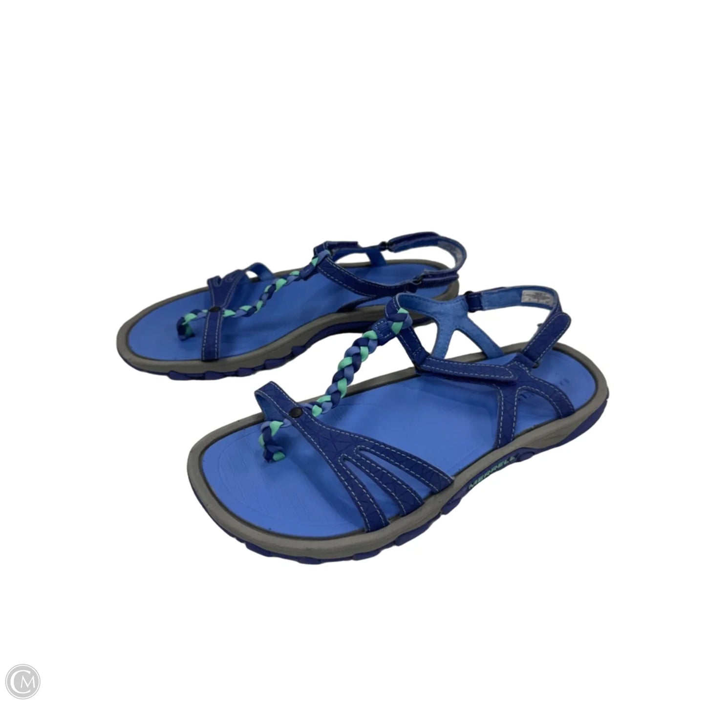 Sandals Flats By Merrell In Blue, Size: 7
