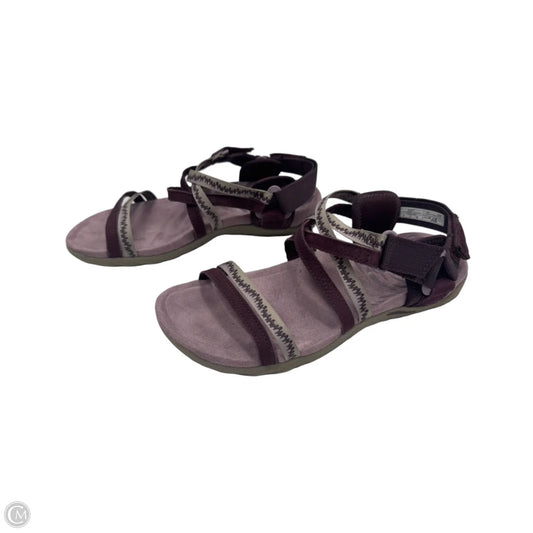 Sandals Flats By Merrell In Purple, Size: 7