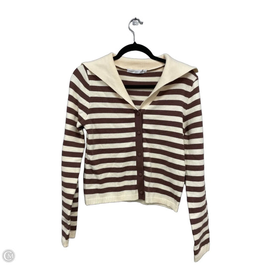 Sweater By Altard State In Brown & Cream, Size: M