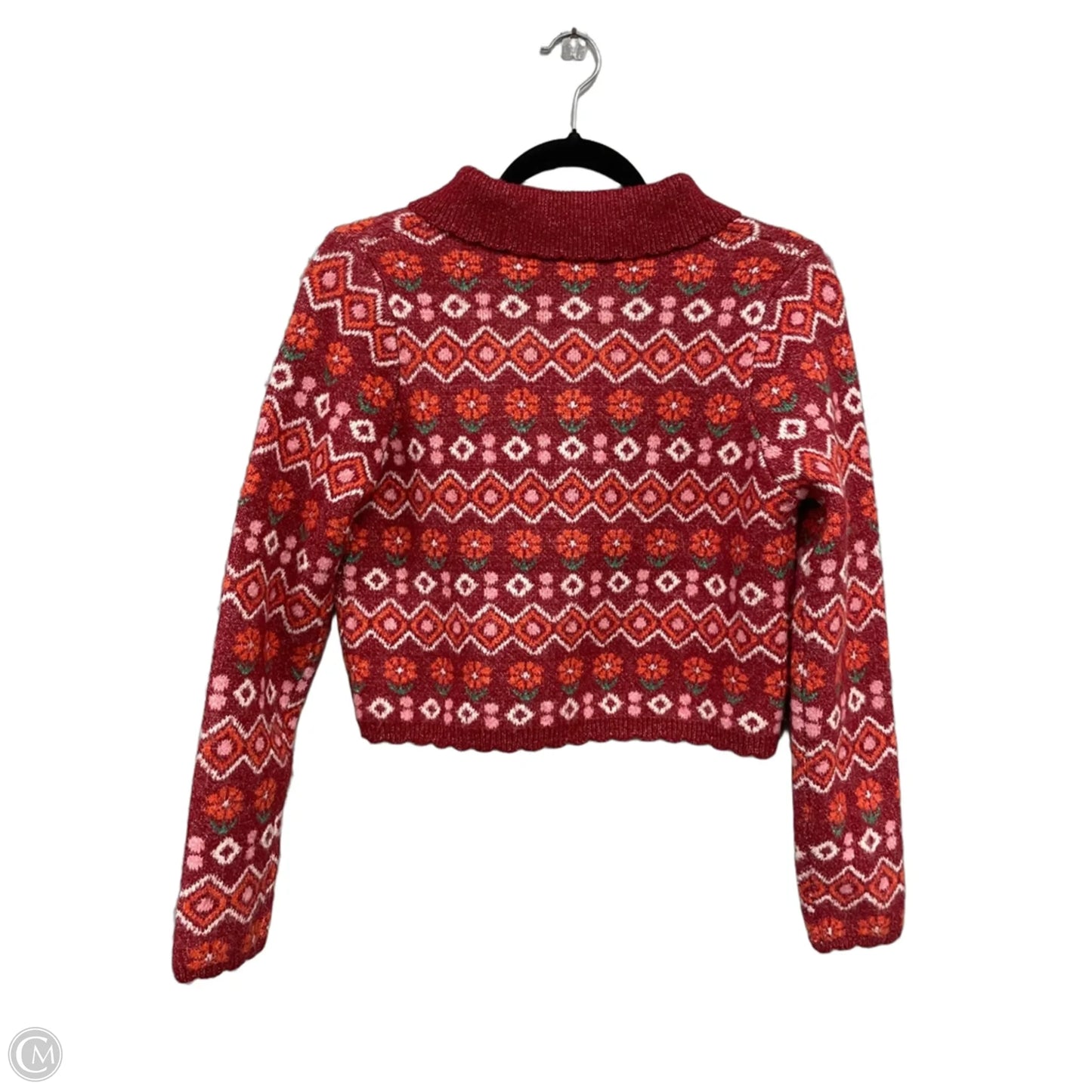 Sweater By Altard State In Pink & Red, Size: Xxs